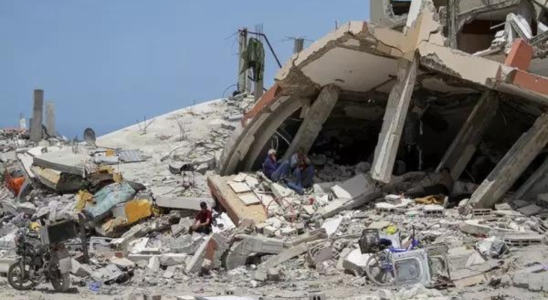 Israel weist Berichte ueber die Entdeckung eines Massengrabs im Nasser Krankenhaus