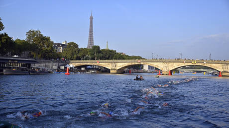 Olympische Schwimmveranstaltung in Paris koennte wegen schmutzigem Wasser abgesagt werden