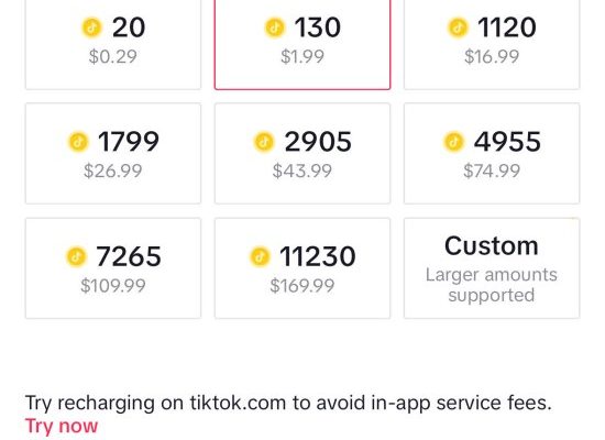 Screenshots deuten darauf hin dass TikTok die Provisionen im Apple