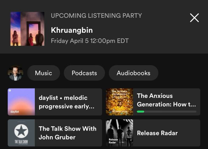 Khurangbin Spotify-Hörparty