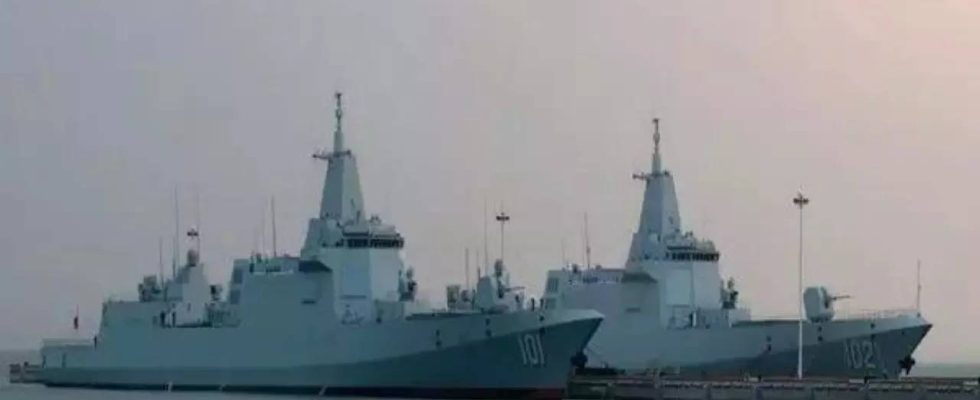 Taiwan gibt an sechs chinesische Marineschiffe im ganzen Land verfolgt