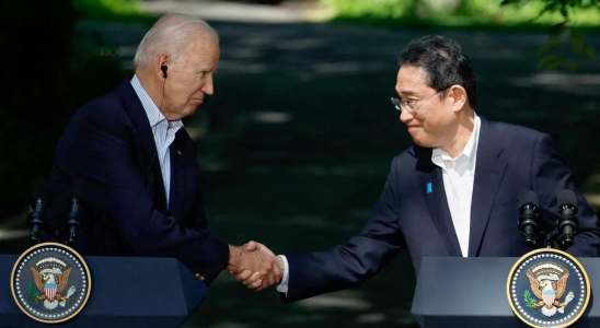US Praesident Joe Biden trifft sich mit Japans Premierminister Fumio Kishida