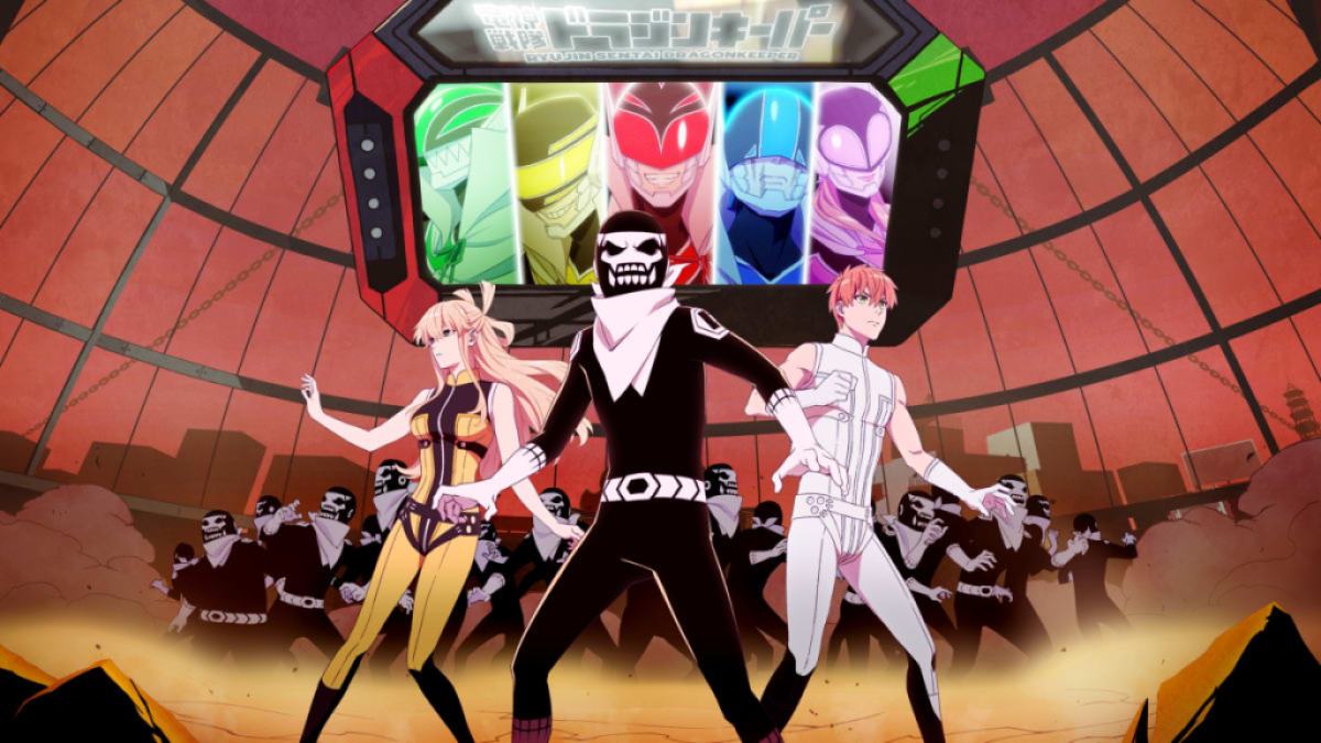 Go, Go, Loser Ranger-Charaktere sehen verängstigt aus.  Dieses Bild ist Teil eines Artikels über unseren am meisten erwarteten Anime für das Frühjahr 2024.