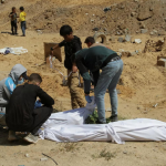 Untersuchung von Massengraebern in Krankenhaeusern im Gazastreifen UN