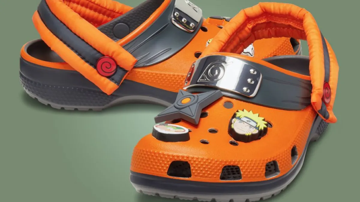 Naruto-Clogs für Kinder aus der Zusammenarbeit mit Naruto Croc