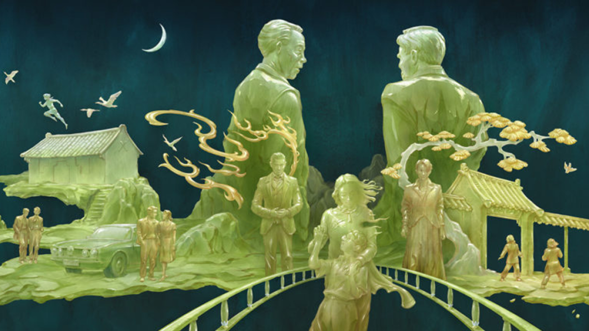 Beschnittenes Coverbild für die Kurzgeschichtensammlung „Jade Shards“ der Green Bone Saga