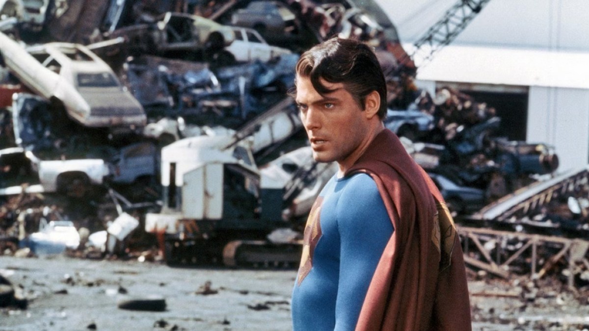 Christopher Reeve als böser Superman in Superman III