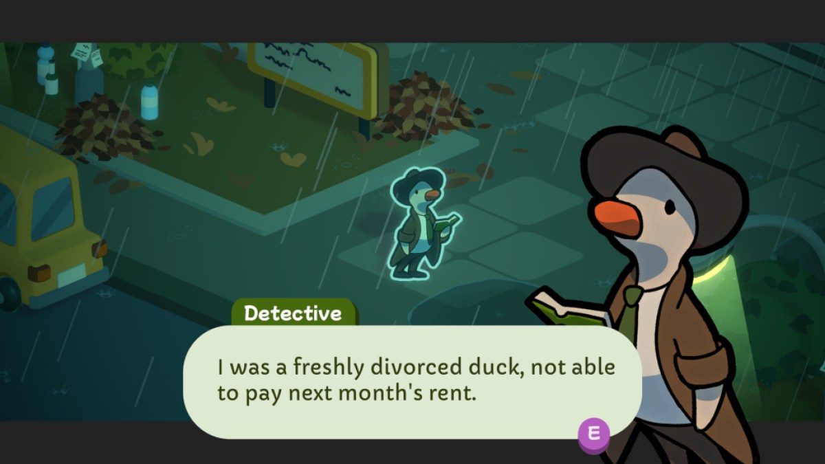 Ein Bild von Duck Detective als Teil der besten Indie-Spiele, die Sie im Mai vielleicht verpasst haben.