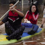 Bei Ueberschwemmungen im Sueden Brasiliens kommen mindestens 60 Menschen ums