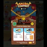 Belohnungen Meilensteine ​​und kostenlose Wuerfelwuerfe fuer den Monopoly GO Salsa Wettbewerb