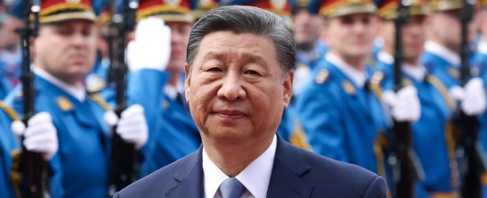 Chinas Praesident Xi Jinping begruesste Serbien mit „Respekt und Liebe