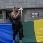 Demonstranten in Peru fordern die Aufhebung des Gesetzes das Transgender