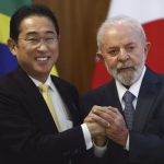 Der Brasilianer Lula laedt den japanischen Premierminister ein das Fleisch