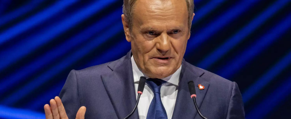 Der polnische Ministerpraesident Tusk sagt er habe nach dem Attentat