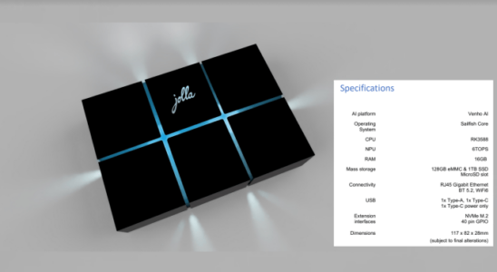 Jolla stellt datenschutzorientierte KI Hardware vor