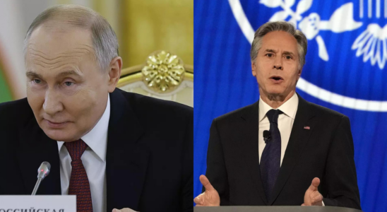 Putin begruesst die Fortschritte Russlands Blinken enthuellt die Hilfe in