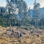 Ueber 300 Menschen bei Erdrutsch in Papua Neuguinea verschuettet