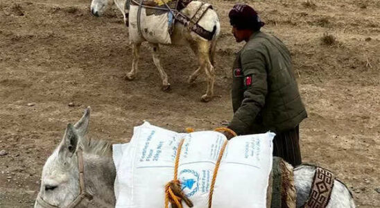 Von Ueberschwemmungen betroffene Gebiete in Afghanistan sind fuer Lastwagen „unzugaenglich