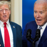 „Aus den Fugen geraten „krumm Donald Trumps und Joe Bidens