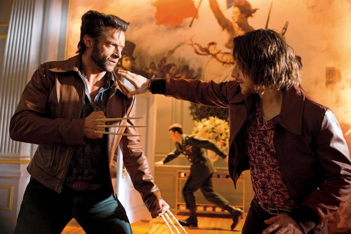 Wolverine und Professor X in „Zukunft ist Vergangenheit“.