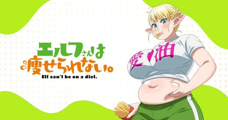 Anime-Titelkarte „Plus-Sized Elf“