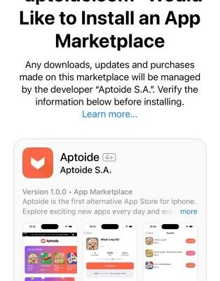 Aptoide startet seinen alternativen iOS Spiele Store in der EU