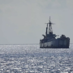 China beschuldigt philippinisches Versorgungsschiff chinesisches Schiff im Suedchinesischen Meer gerammt