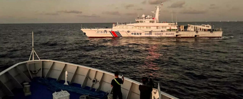Chinesische Kuestenwache Philippinisches und chinesisches Schiff kollidieren im umstrittenen Suedchinesischen