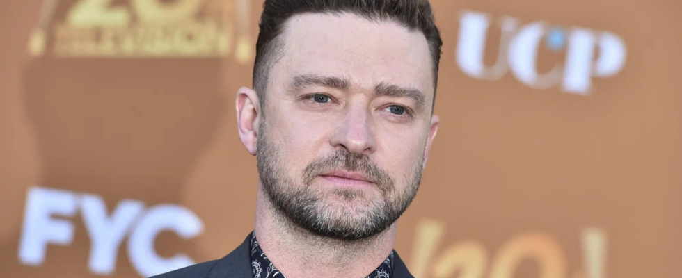 Der amerikanische Saenger Justin Timberlake wurde in New York wegen