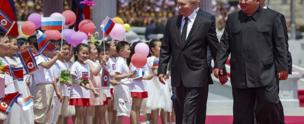 Die „feurige Freundschaft zwischen Russland und Nordkorea scheint die staerkste