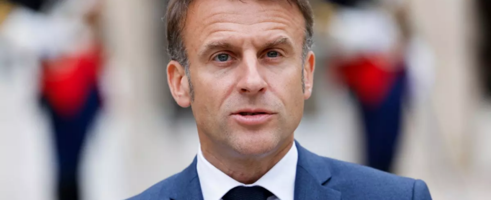 Emmanuel Macron Extreme Oppositionsparteien wuerden einen Buergerkrieg ausloesen