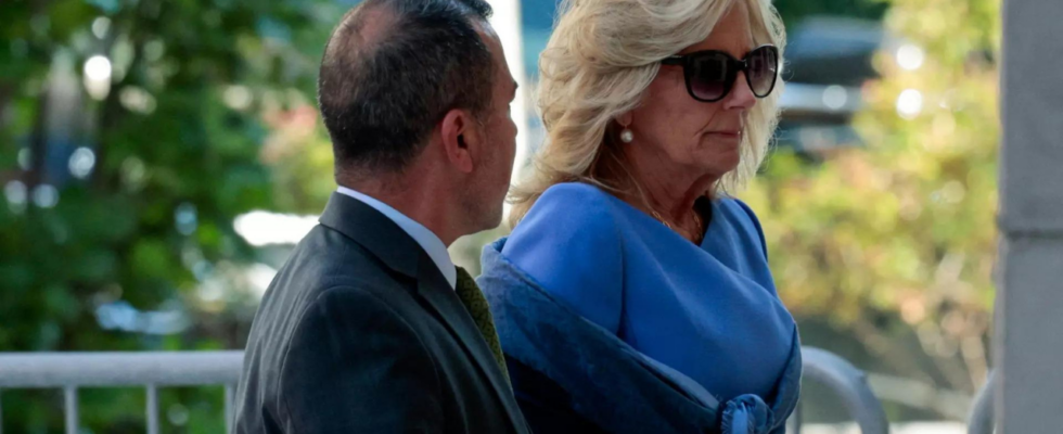 First Lady Jill Biden nimmt am Waffenprozess gegen Sohn Hunter