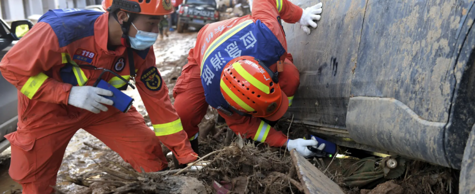 Historische Ueberschwemmungen in Suedchina fordern 47 Todesopfer weitere Ueberschwemmungen in
