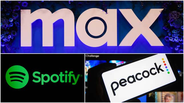 Max Spotify und Peacock erhoehen alle ihre Abonnementpreise
