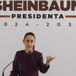 Mexikos kuenftige Praesidentin Claudia Sheinbaum sagt Umfragen zeigten Unterstuetzung fuer