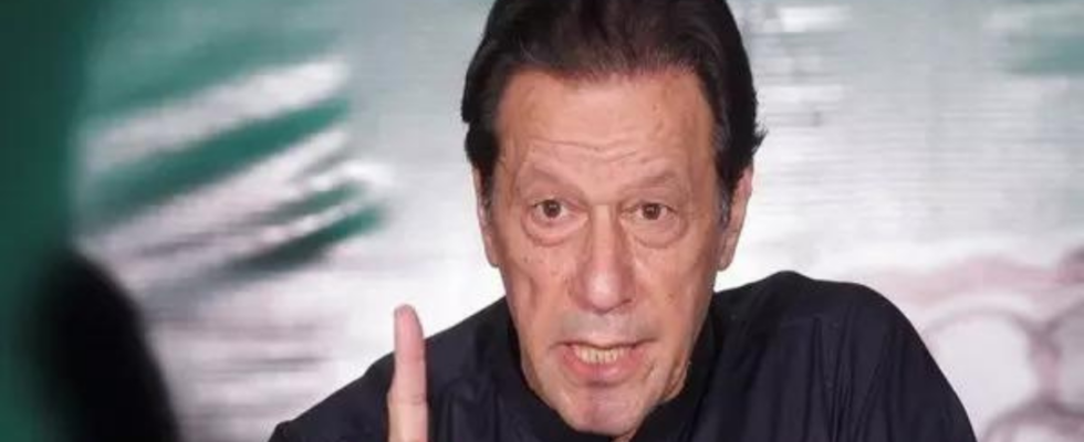 Pakistanische Medien zum Schweigen gezwungen Der ehemalige Premierminister Imran Khan