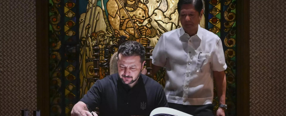 Selenskyj wirbt auf den Philippinen fuer den Friedensgipfel den China