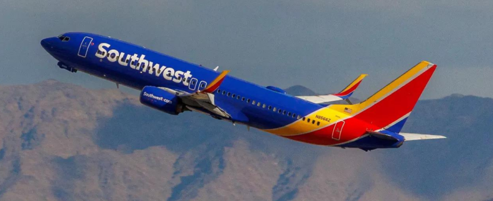 „Dutch Roll waehrend eines Fluges mit Southwest Airlines verursacht strukturelle