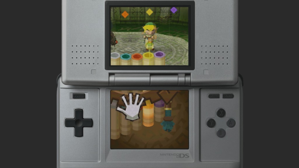 Ein Screenshot der Spirit Tracks von Legend of Zelda auf einem Nintendo DS als Teil einer Liste, in der alle Top-Down-Zelda-Spiele vom schlechtesten bis zum besten bewertet werden.