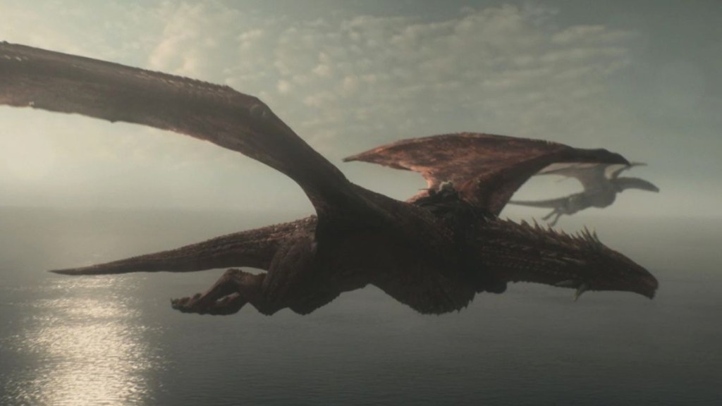 Drachen fliegen Seite an Seite in Staffel 2 von House of the Dragon