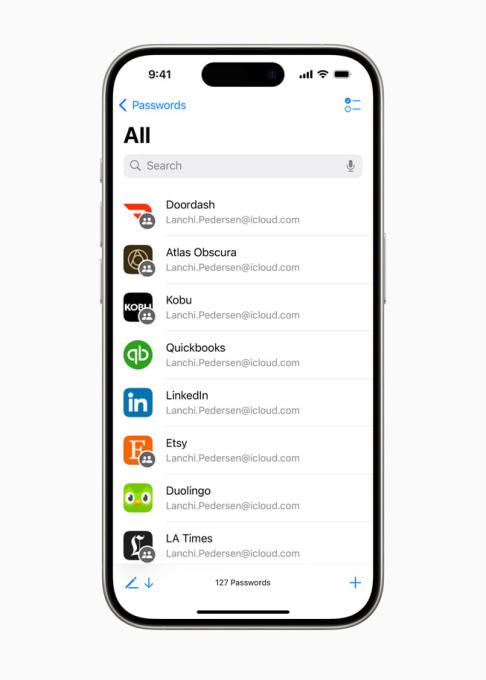 Apples neue Passwörter-App für iOS 18