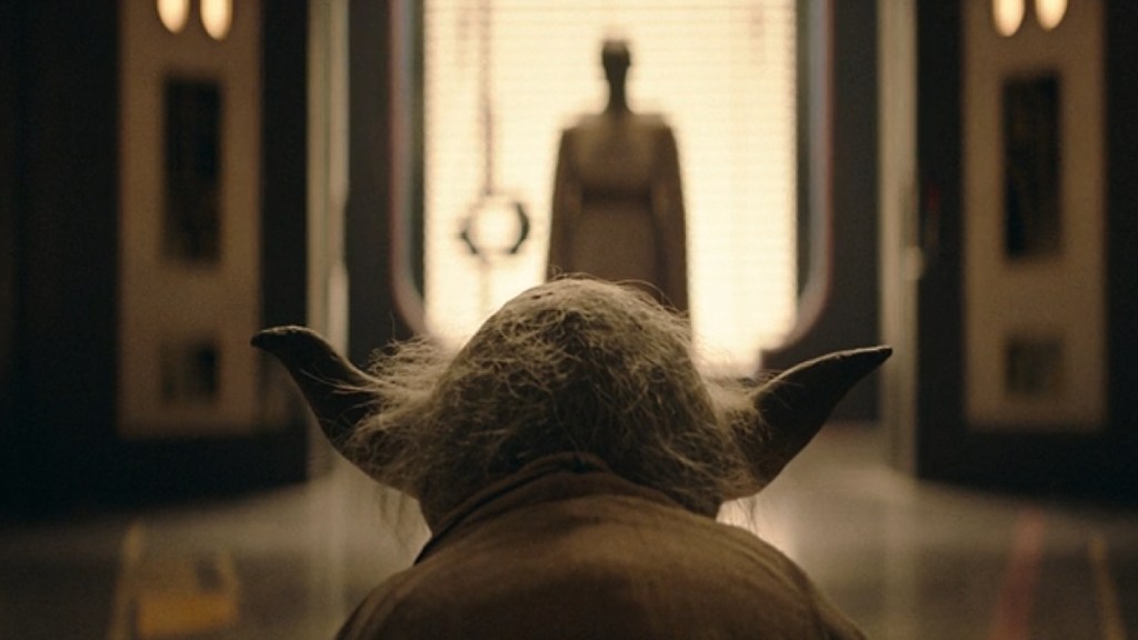 Vernestra Rwoh besucht Meister Yoda in „The Acolyte“, Staffel 1, Folge 8