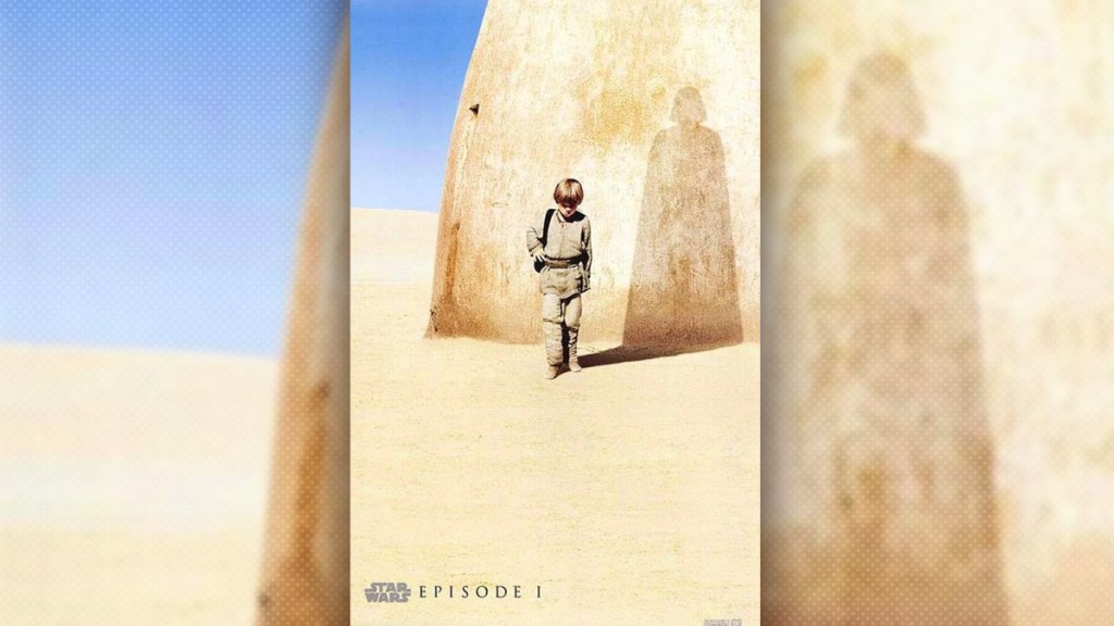 Teaserposter zu „Star Wars: Die dunkle Bedrohung“