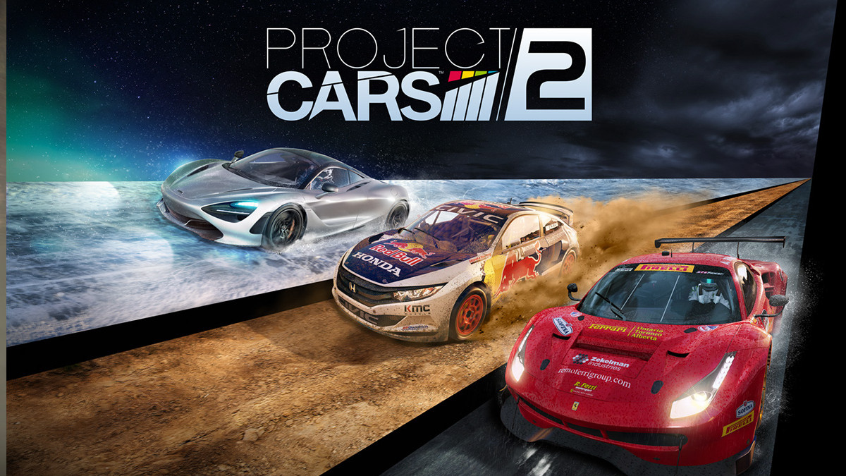 Key Art für Project Cars 2 in einem Artikel über die besten VR-Rennspiele