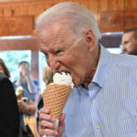 Biden bekam am National Ice Cream Day kalte Fuesse FOTO