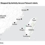 China setzt Taiwan unter Druck indem es Inseln und Fischereigebiete