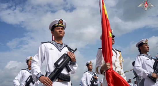 China und Russland starten Marineuebungen mit scharfer Munition im Suedchinesischen