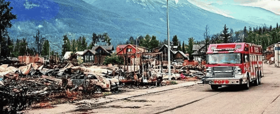 Die Waldbraende in Kanada wurden so intensiv dass sie ihr