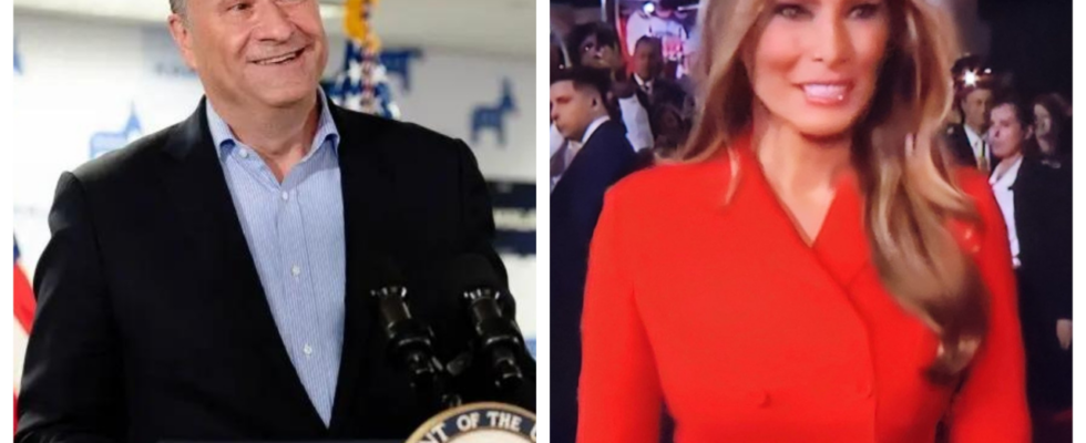 Ehemann von Kamala Harris „Doug Emhoff wird Melania Trump aussehen
