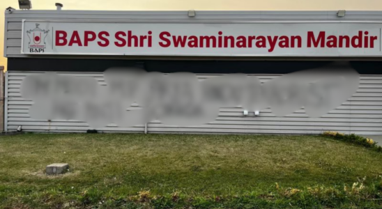 Hindutempel in Kanada mit antiindischen Graffiti beschmiert
